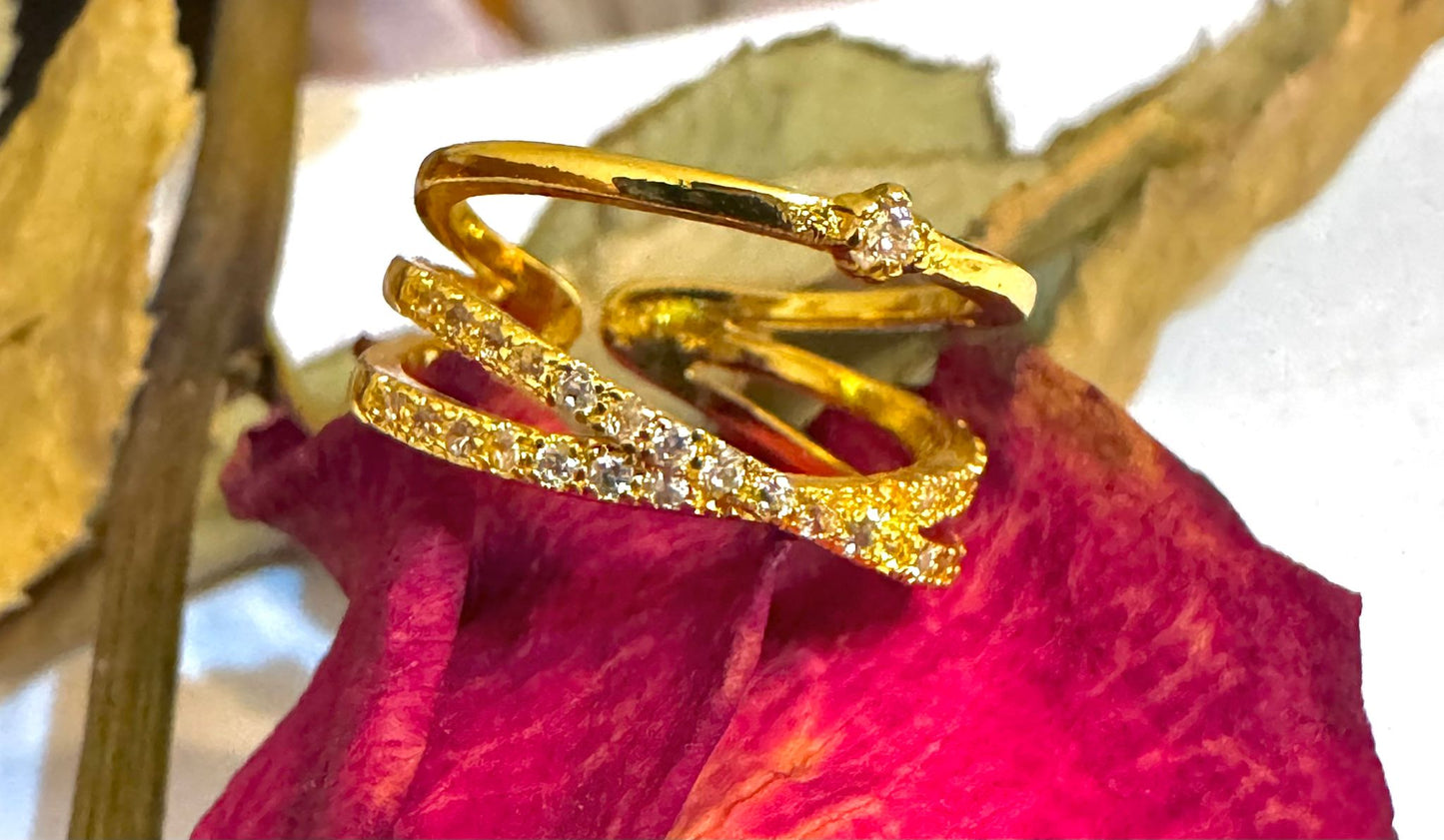 Anillo Brillo Dorado