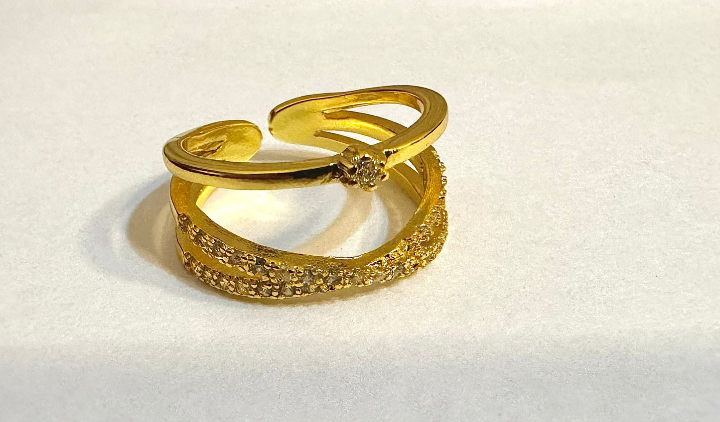 Anillo Brillo Dorado