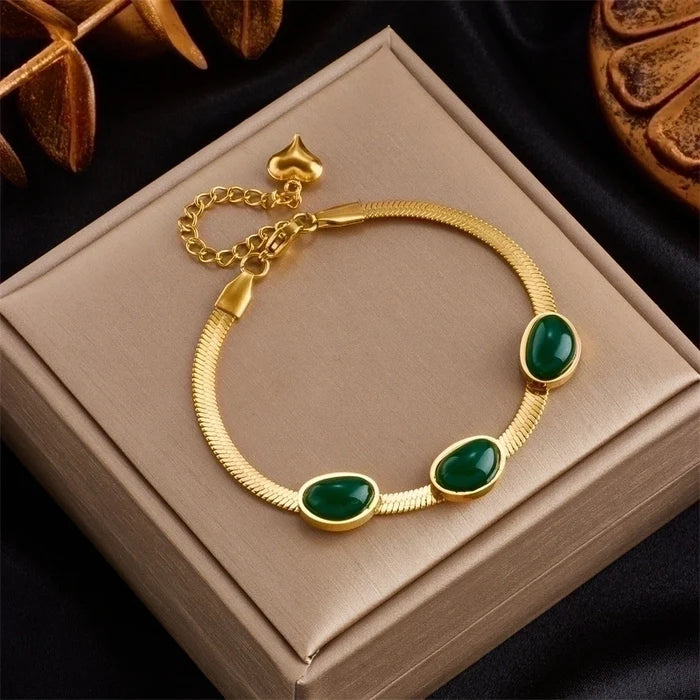 Pulsera Verde Aura