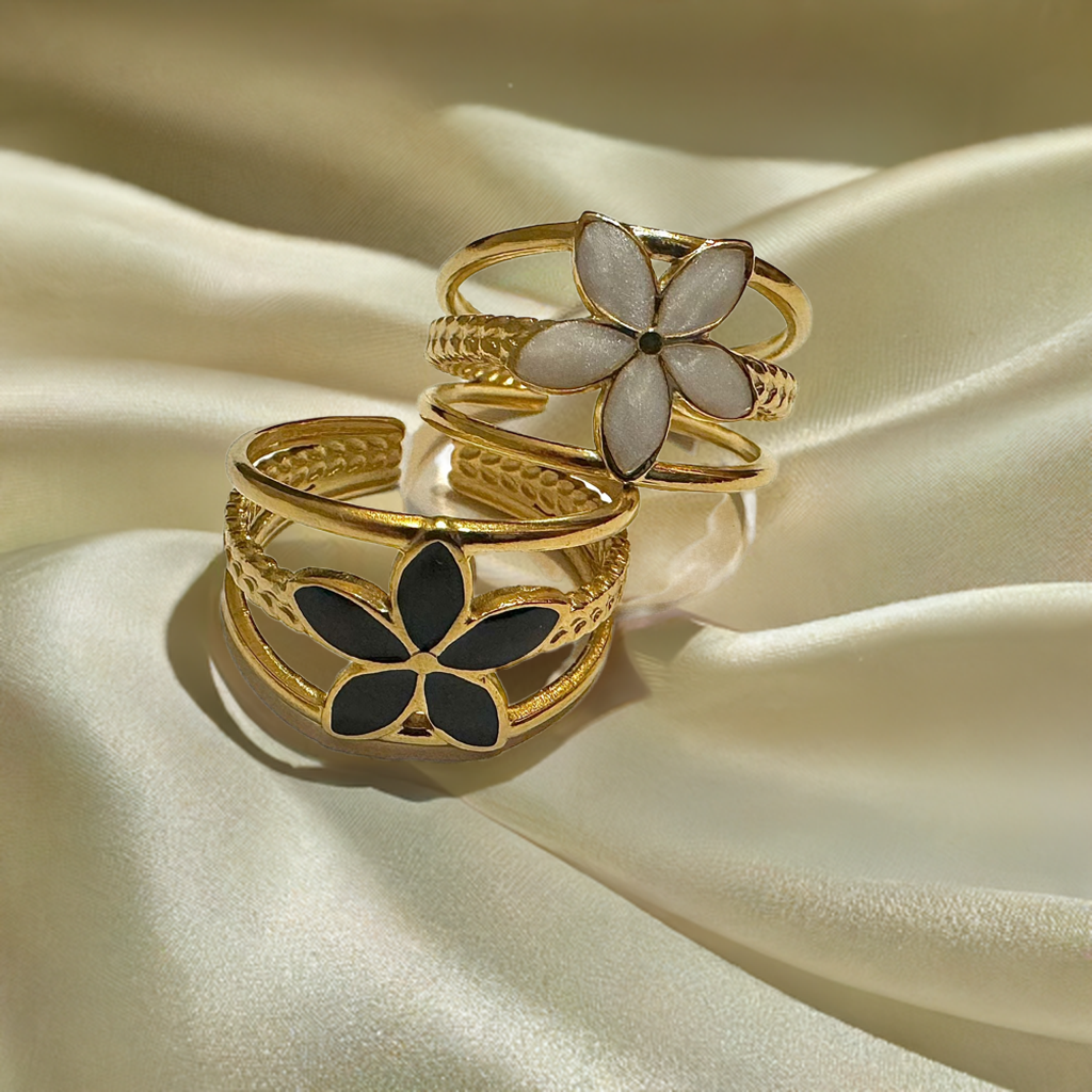 Anillo "Abrazo de flores"